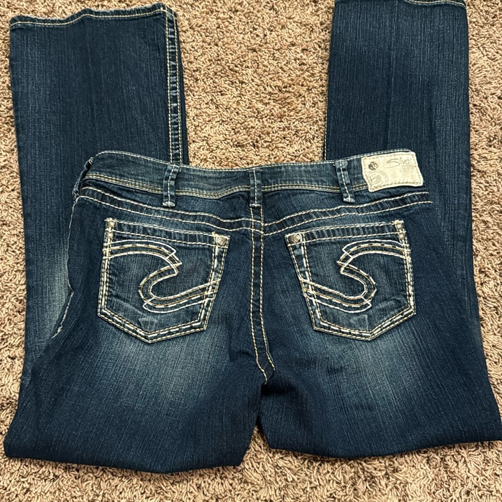 Silver jeans